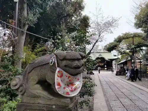 菊田神社の狛犬