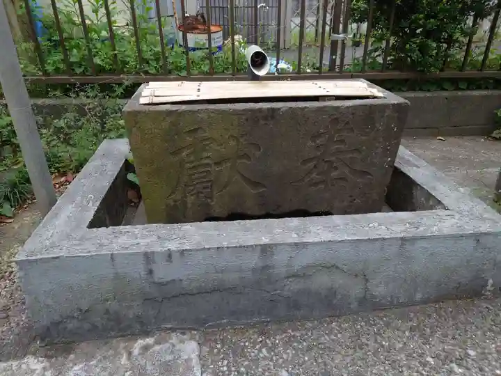 熊野神社(杉田・中原)の手水舎