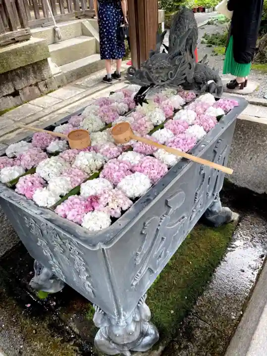 柳谷観音 楊谷寺の手水舎