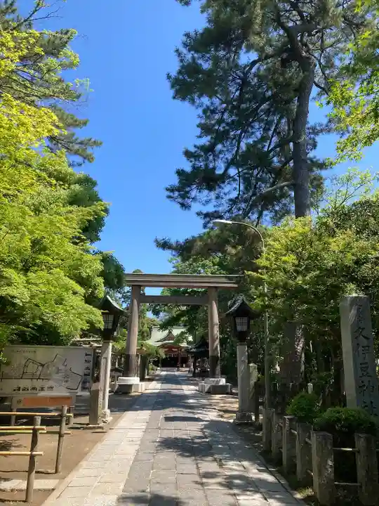 越ヶ谷久伊豆神社の鳥居