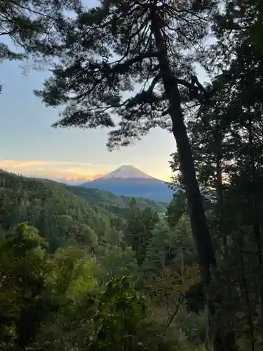 河口浅間神社の景色