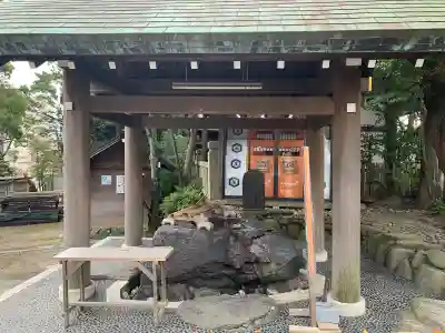 伊勢山皇大神宮の手水舎