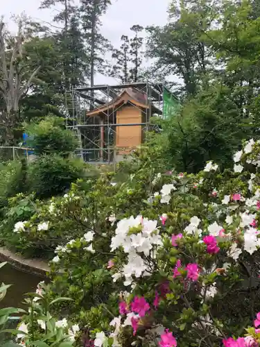 境香取神社の庭園