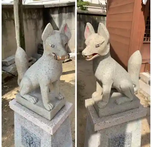 阿保天神社の狛犬