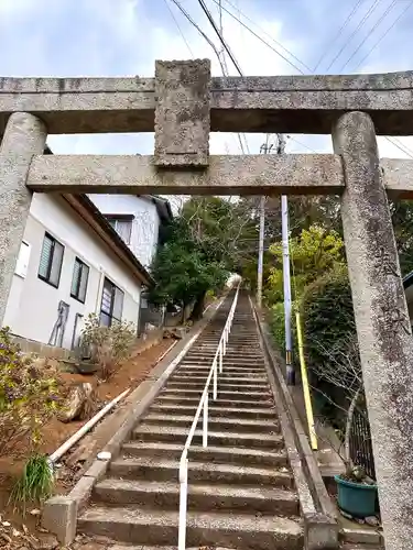 足立山妙見宮（御祖神社）の鳥居