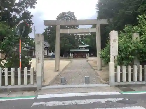 天神社・覚明堂（牛山町）の鳥居