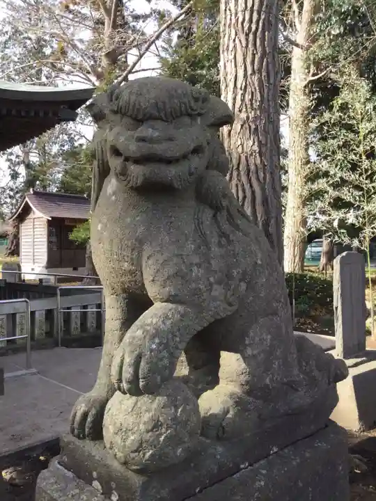 皇武神社の狛犬