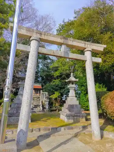 津島社（新右ｴ門新田）の鳥居