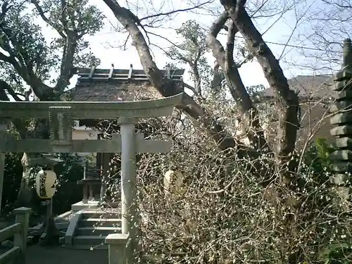 宝戒寺の鳥居