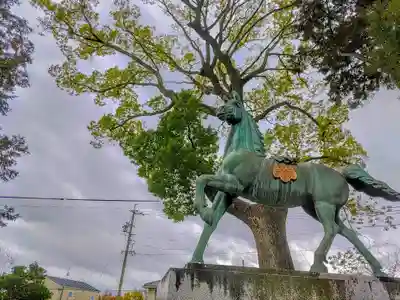 熊野社(江森町)の狛犬