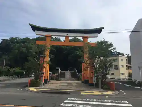 新田神社の鳥居