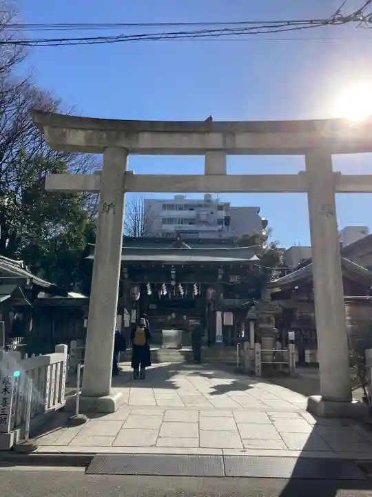 下谷神社の鳥居