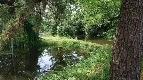 鶴嶺八幡宮の庭園