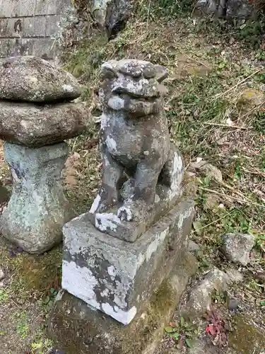 谷八幡宮の狛犬