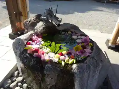 出雲大社相模分祠の手水舎