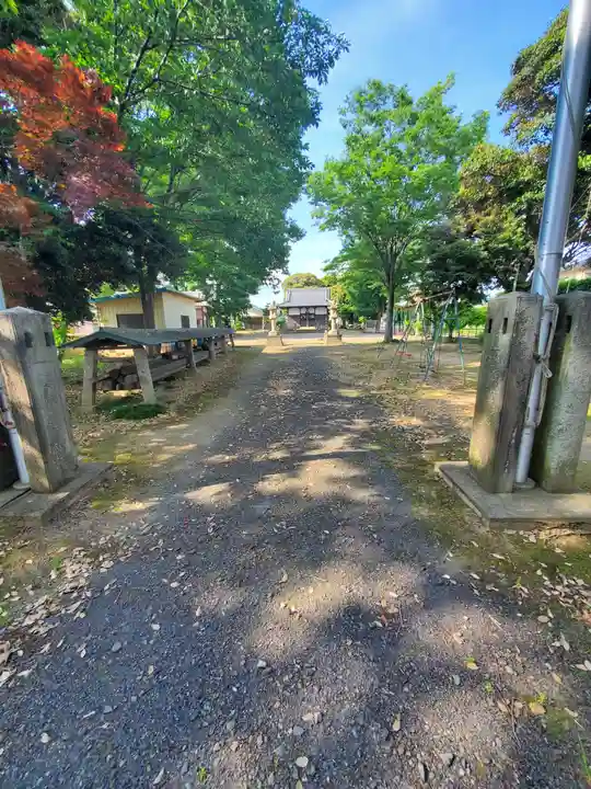 神明社・大杉神社の庭園