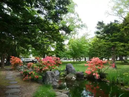 北海道護國神社の庭園