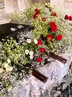 滋賀県護国神社の手水舎