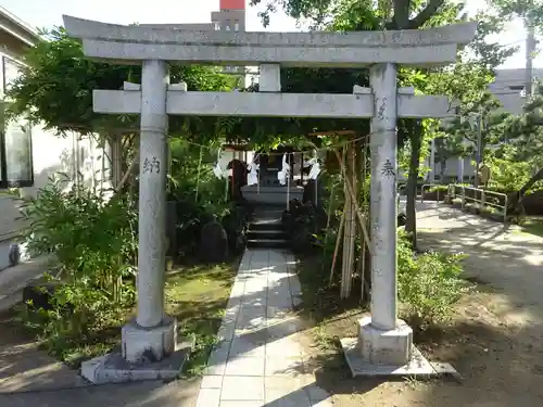 押切稲荷神社の鳥居