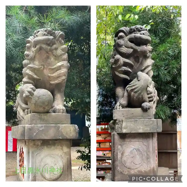 上目黒氷川神社の狛犬