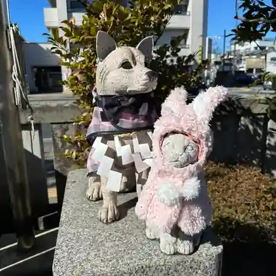 今泉八坂神社の狛犬