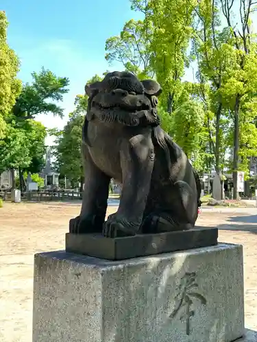 飯香岡八幡宮の狛犬