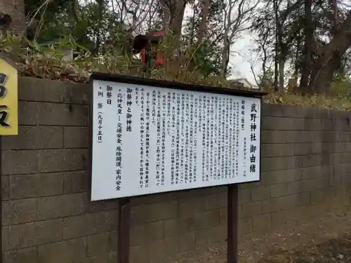 武野神社の歴史