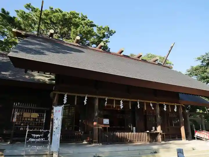 安久美神戸神明社の本殿・本堂