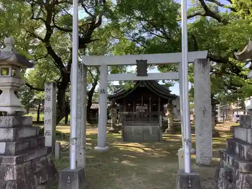 神明社（曽本神明社）の鳥居