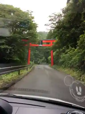 萬蔵稲荷神社の鳥居