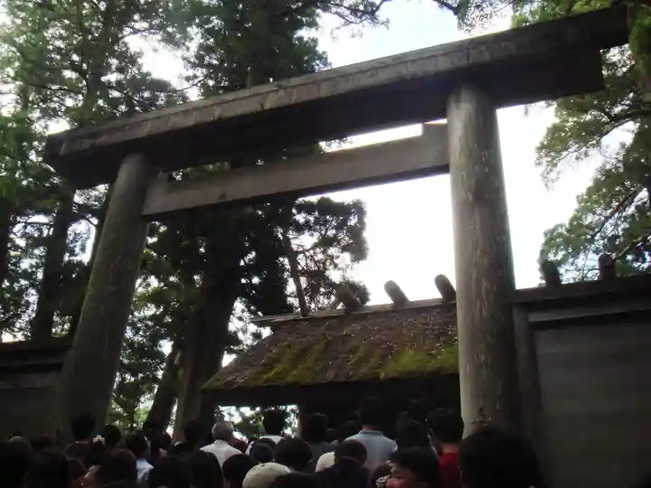 伊勢神宮内宮(皇大神宮)の鳥居