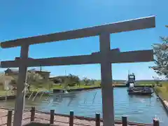 息栖神社の鳥居