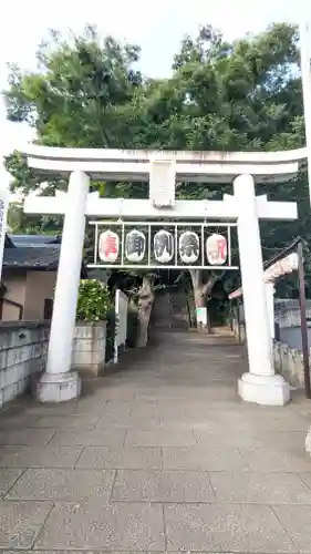 検見川神社の鳥居