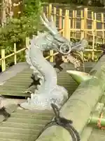 諏訪大社下社秋宮の手水舎