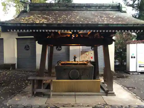 七社神社の手水舎