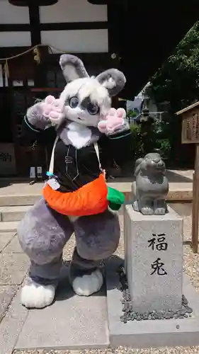 三輪神社の狛犬