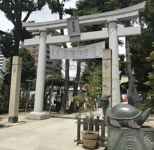 亀有香取神社の鳥居