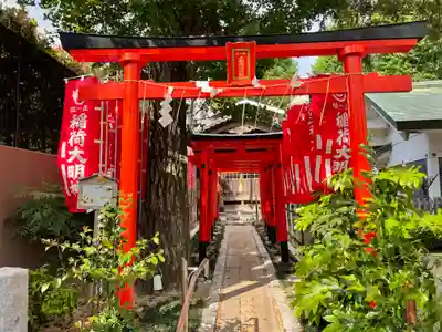 下神明天祖神社の鳥居