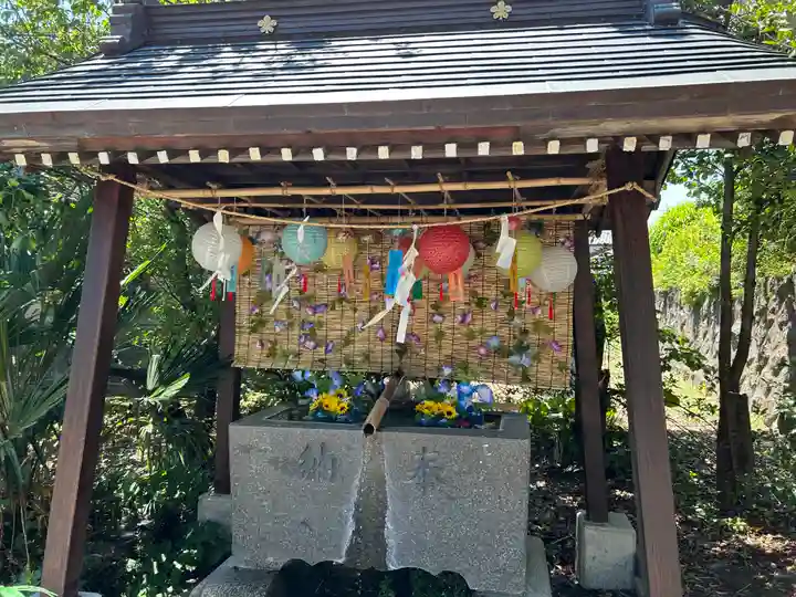 四倉諏訪神社の手水舎