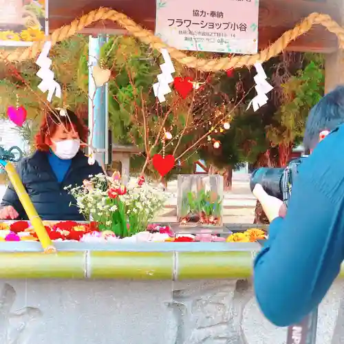 三津厳島神社の手水舎