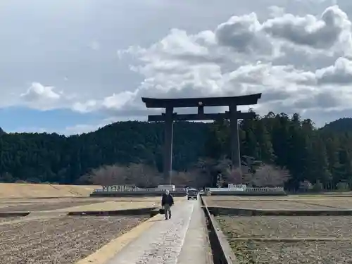 大斎原（熊野本宮大社旧社地）の鳥居