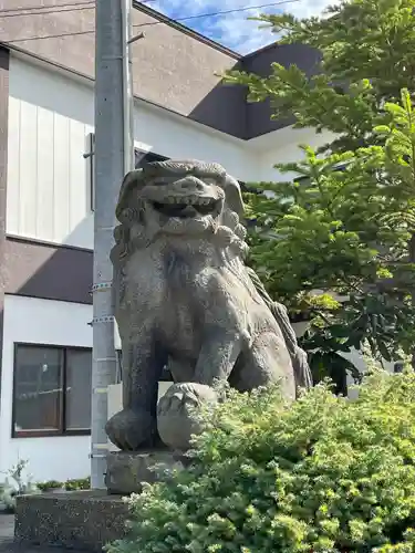 浦河神社の狛犬