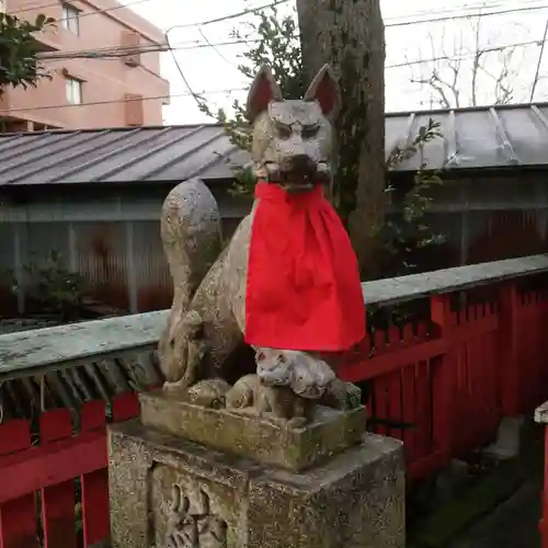 新井天神北野神社の狛犬