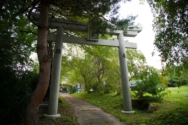 皆神神社の鳥居