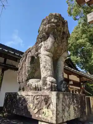 大直禰子神社の狛犬