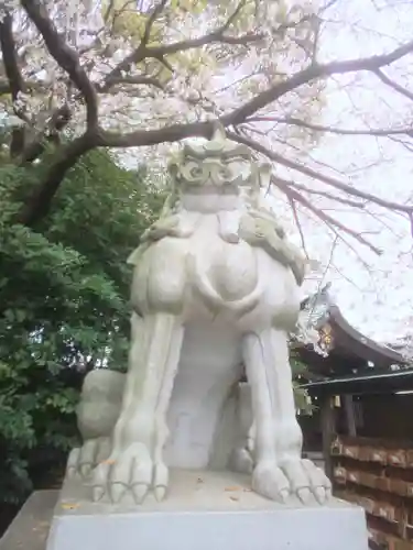 寒川神社の狛犬