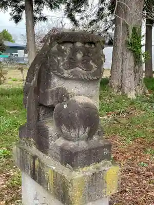 清川稲荷神社の狛犬