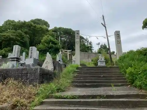 福水神社の景色