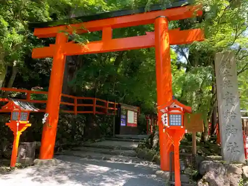 貴船神社の鳥居