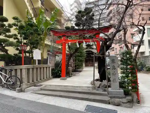 花隈厳島神社の鳥居